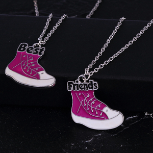 Collier pendentif en alliage de zinc Cœur d'amour et tasse à café pour femmes et couples - Bijoux tendance pour anniversaire - Product Image 4