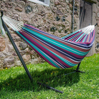 Chaise hamac debout libre deux personnes support hamac Camping chaise pivotante extérieur suspendu lit toile