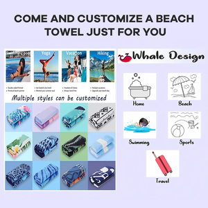 100% cotton bãi biển Khăn dệt tùy chỉnh thiết kế lớn quá khổ Jacquard Logo bãi biển Khăn - Product Image 3