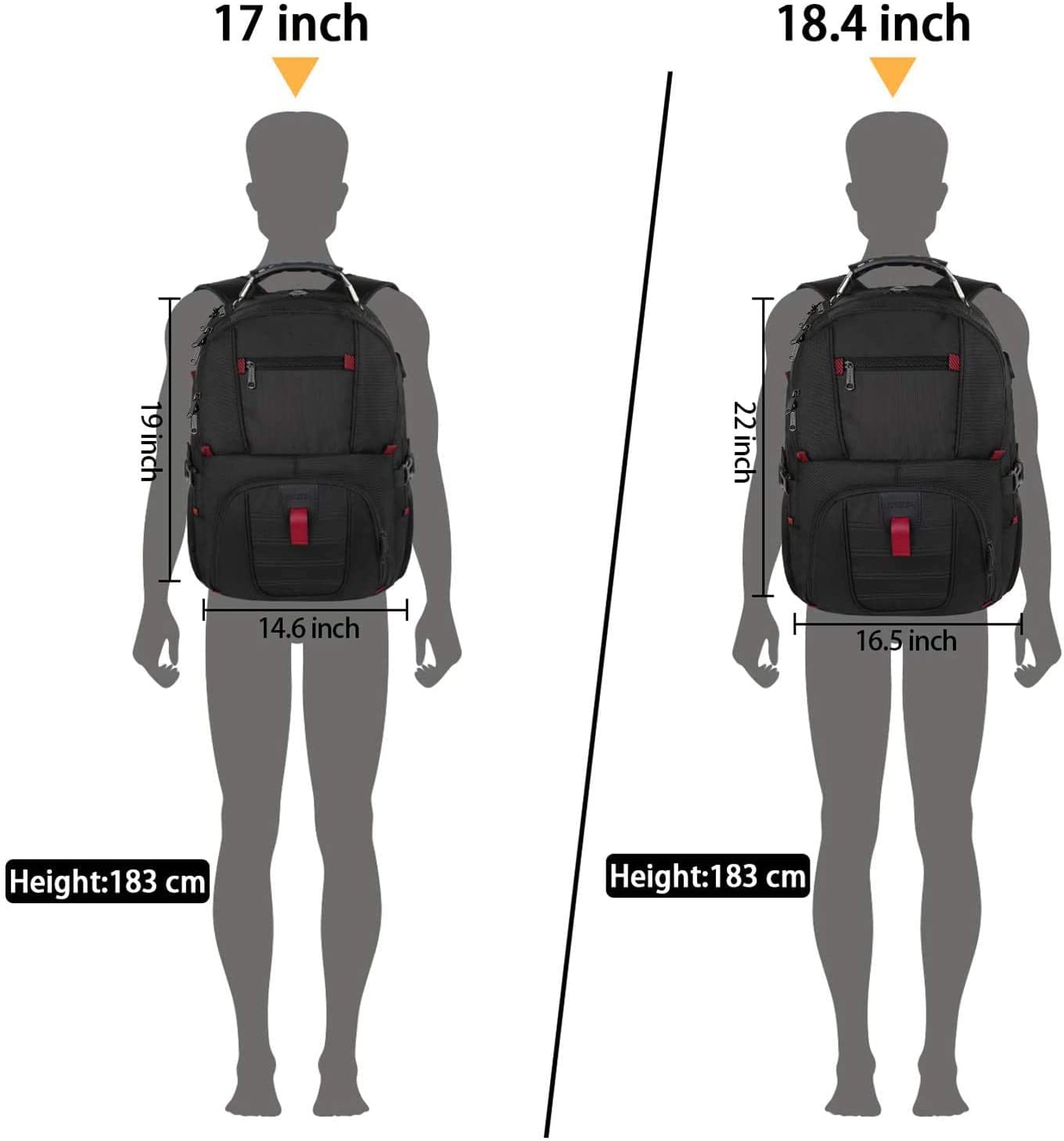 Travel Backpack for International Travel: Matein 17 Inch Laptop Backpack with USB Port & Luggage Strap for Men and Women Travel Backpack for International Travel: Matein 17 Inch Laptop Backpack with USB Port & Luggage Strap for Men and Women