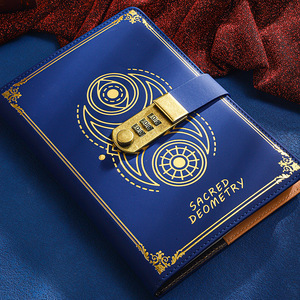 Diario con Lucchetto 2026 A5 in Pelle PU, Agenda con Serratura a Combinazione, Taccuino Vintage con Password Protetta, Articoli di Cancelleria - Product Image 3