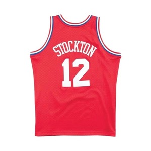 Vente en gros d'uniformes de basket-ball personnalisés maillot en maille d'été Base vierge pour logo d'équipe Couleurs noir/rouge disponibles - Product Image 1