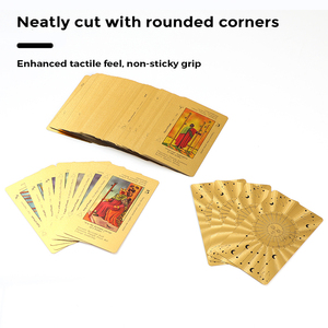Crea tu Propio Diseño Hermoso y Clásico con Significados Astrológicos, Caja de 78 Cartas del Tarot con Borde Dorado y Folleto - Product Image 6