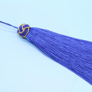 Pendentif dégradé Miyue Wealth Ball Tassel Pineapple Hat, accessoire de suspension pour voiture et sac, en fil de polyester pour DIY - Product Image 3