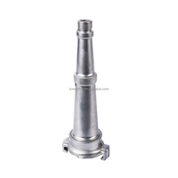 Pipa Cabang Nozzle Jet Api Tembaga Kuningan Straight Stream 1.5''/2''/2.5'' dengan Kopling NH/Gost/Storz/BS336