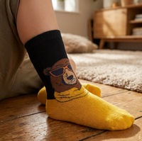 Chaussettes en coton amusantes à motifs de dessins animés pour enfants, unisexe, style Toy Story, pour bébés, étudiants, chaussettes de sport pour l'école
