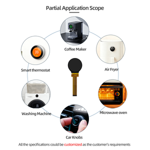 2 Zoll Rundes LCD 2,1 Zoll Kreisförmiges Display 480x480 IPS TFT Touchscreen Smart Home Roboter LCD-Anzeigepanel - Product Image 4