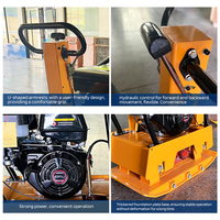 Compacteur à plaques réversible à essence GZD Customize C220T 13hp pour le compactage du sol et du gravier
