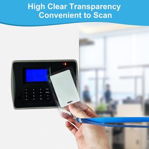 Estuche vertical transparente de PVC engrosado e impermeable para credenciales y tarjetas de identificación con funda para placa de pecho sellable - Product Image 5