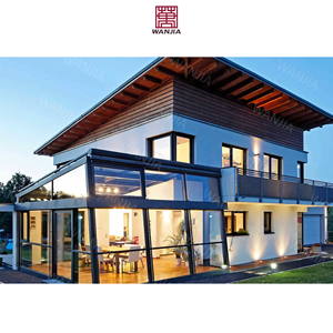 Habitación de vidrio de aluminio para invernadero, solárium, sala de Sol de aluminio, casas de vidrio para las cuatro estaciones, novedad, venta al por mayor - Product Image 4