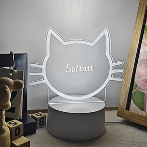 2026 Smart House Night Lamp Creative Luminous Acrylic Notepad Luminous Atmosphere <b>Light</b> Custom Writing Message Night <b>Light</b> - Product Image 2