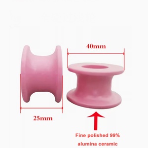 ลูกล้อเซรามิกแข็งขนาด 40*25 มม. สำหรับงานดึงลวด ได้รับการรับรองมาตรฐาน ISO9001 อายุการใช้งานยาวนาน-สำหรับอุตสาหกรรมสายเคเบิล OEM - Product Image 3