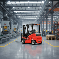 Chariot élévateur électrique JICHUAN 2026 AWD, longueur de fourche 3,38 m, pneus pleins, capacité 1,5-3,5 tonnes, mât monophasé, déplaceur latéral électrique