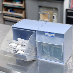 Stackable Durable <strong>Rectangle</strong> ABS Plastic Injection Molded Tilt Out Storage <strong>Bin</strong> for Medical Consumable Wall-mounted Use - Product Image 1