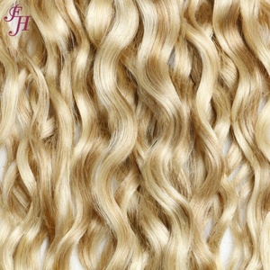 ผมต่อแบบคลิปอิน FH Double Drawn แท้จากอินเดีย 100% ผมมนุษย์  แบบลอนลึก - Product Image 5