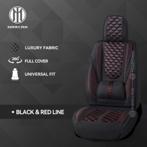 Fundas de Asiento de Coche de Tela de Lujo Marcan ARMADA PLUS, Cojín Universal para Asiento de Auto, Multicolor - Product Image 3