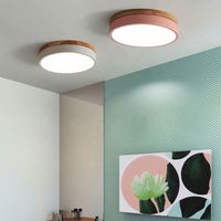 Plafonnier LED rond en fer et PS 36W, 500mm*50mm, 220 Volts