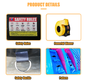 Outdoor Inflatable Castles <strong>Mermaid</strong> Bouncy Combo Air Bounce <strong>House</strong> With Slide for Kids - Product Image 6