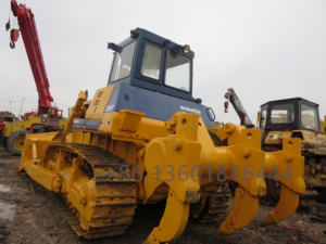 Bulldozer sobre orugas usado Original Komatsu D85P de Japón para la construcción con motor de bomba de componentes básicos - Product Image 3