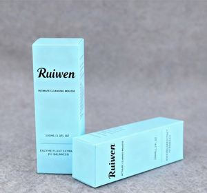 Boîte en carton blanc en gros pour cosmétiques, emballage de produits de soin de la peau, nettoyant, lotion - Product Image 5