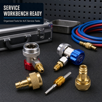 Kit d'outils pour raccords rapides et valves de climatisation automobile pour un service et une maintenance professionnels