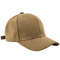 Casquette de baseball en daim à six panneaux, logo personnalisé, unisexe, ajustable, casquettes en daim, casquettes d'hiver pour l'extérieur, plusieurs couleurs en stock