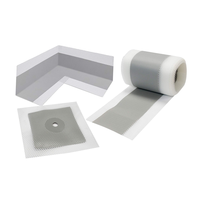 Ruban d'étanchéité en TPE renforcé de feutre EONBON pour joints d'expansion 10m de coins intérieurs, joints de tuyaux, ruban d'étanchéité de douche