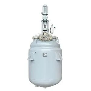 1000l 5000l batch stirred tank biodiesel processor chemical bubble column glass lined carbon steel jacketed industrial reactor