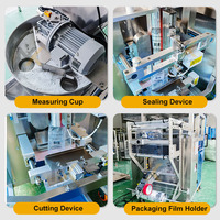 Machine automatique d'emballage de sacs de sachets de sachets soufflés de maïs en bouilloire machine d'emballage de pop-corn à micro-ondes de granules de sac à fermeture arrière