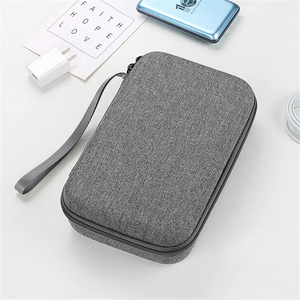 Large Capacity <strong>Waterproof</strong> Shockproof Travel Electronics Accessories Organizer Tablet <strong>Hard</strong> <strong>Disk</strong> Cable Portable Storage <strong>Bag</strong> <strong>EVA</strong> - Product Image 6