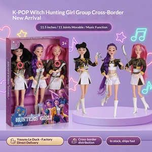 Juguete Articulado Realista de 11.5 Pulgadas de K-POP Witch Hunter Combo con Temática Musical y Luces - Product Image 2