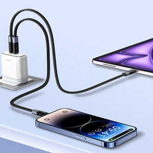 Câbles de charge automatiques LDNIO LC241i Type-C vers Lightning <span class=keywords><strong>8</strong></span> broches pour <span class=keywords><strong>iPhone</strong></span> - Product Image 5