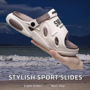 Chaussons de sport antidérapants légers et tendance, imprimés en couleur, pour l'intérieur, l'extérieur, la plage, les vacances, l'usage domestique, avec semelle intérieure en EVA - Product Image 2