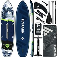 Flypark - Stock d'entrepôt européen en gros - Dropshipping - Planche à pagaie gonflable pour le surf, la pêche et le SUP - Prête à être expédiée