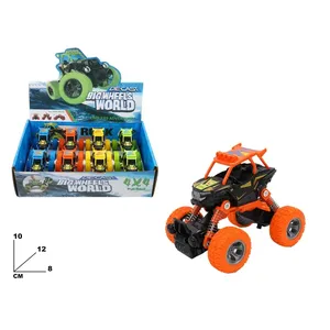 Big Wheels World Diecast 4X4 Pull Back Monster Truck Toy 8 Pcs Set - Product Image 1