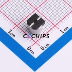 Condensateur électrolytique en aluminium SMD MVG16V47M5*5 5.0TP, D5xL5mm 47uF 20% 16V 45mA-120Hz - Product Image 2