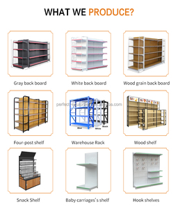 Estanterías Metálicas para Supermercados, Resistentes, Perforadas, Tipo Góndola, para Exhibición de Snacks y Alimentos, de <span class=keywords><strong>Segunda</strong></span> <span class=keywords><strong>Mano</strong></span> - Product Image 6