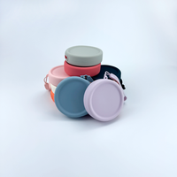 Porte-monnaie unisexe en silicone écologique avec logo personnalisé, style simple, fermeture éclair, étui portable étanche pour écouteurs