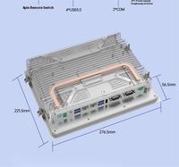 Pantalla Táctil Capacitiva de 10.4 Pulgadas, Legible Bajo la Luz Solar, Sin Ventilador, HD Industrial, Doble LAN, Multi COM, DC12V, Interfaces Hombre-Máquina