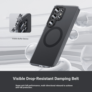 Kaou Hidden Veil <span class=keywords><strong>Case</strong></span> cho S2 Ultra/S25 +/S25 cộng với chống vân tay có thể gập lại TPU được xây dựng trong nam châm không dây sạc - Product Image 4