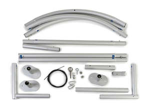 ม่าน<span class=keywords><strong>ห้อง</strong></span>น้ำโลหะกันน้ำแบบทันสมัยเสาแขวนติดผนังแบบไม่เจาะรูราง<span class=keywords><strong>โค้ง</strong></span>สำหรับ<span class=keywords><strong>กั้น</strong></span><span class=keywords><strong>ห้อง</strong></span>เปลี่ยน - Product Image 4