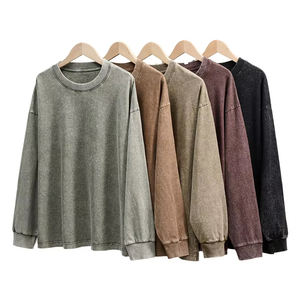 เสื้อฮู้ดดี้สไตล์วินเทจยูนิเซ็กซ์ ลวดลายบาติกฟอกสี ผ้าฝ้าย 100% ทรงโอเวอร์ไซส์ ระบายอากาศได้ดี ไม่หดตัว  พร้อมโลโก้สั่งทำพิเศษ  คอลเลคชั่นฤดูใบไม้ผลิ 2026 - Product Image 1