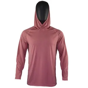 New Lightweight outdoor performance catonic fabric breathable upf hoodie fishing shirts