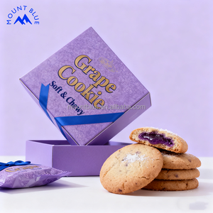 Deliziosi Biscotti <span class=keywords><strong>Artigianali</strong></span> al Gusto d'Uva con Ripieno al Cacao, Appena Sfornati, Croccanti, al Cioccolato, Senza Glutine, Ideali per Casa e Ufficio - Product Image 2