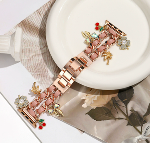 <span class=keywords><strong>Bracelet</strong></span> de montre en acier inoxydable de luxe, élégant, avec chaîne en jean et boucle durable étanche pour montre - Product Image 6