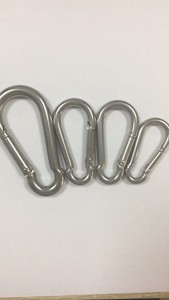 Kait Carabiner Bentuk <span class=keywords><strong>D</strong></span> dari Baja Anti Karat, Ukuran Kecil, Hasil Poles, Barang Baru Datang - Product Image 5