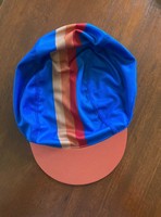 Topi Bersepeda Custom Print dengan Visor Bernapas, Pelapis Helm Elastis Desain Gelombang untuk Penggunaan Olahraga Sepanjang Tahun, Topi Bersepeda
