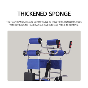 Cerebral Palsy <strong>Walker</strong> Durable Steel <strong>Gait</strong> Trainer for Rehabilitation Hemiplegia Training Mobility Support Adjustable Design - Product Image 3