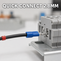 Faisceau de câbles à connexion rapide 110, borne de déconnexion femelle avec fil de connexion, longueur personnalisée AWG OEM pour appareil électrique