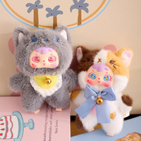 Samuel boîte aveugle mignon chat fête peluche poupée originale en gros Collection jouet mystère boîtes animal de compagnie pour les enfants